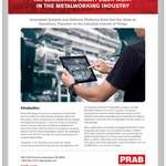 PRAB parts washer product brochure cover