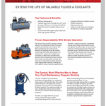 PRAB product brochure cover for conveyors and scrap handling equipment