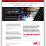 PRAB product brochure cover for conveyor systems