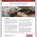 PRAB wastewater treatment brochure cover for industrial fluid management