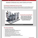 PRAB product brochure cover for chip processing conveyors