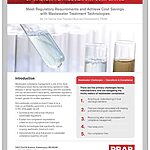 PRAB wastewater treatment system brochure cover