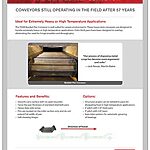 PRAB product brochure cover for model 1054 equipment
