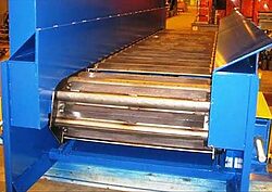 Extreme heavy-duty metal scrap conveyor with optional structural angles | PRAB