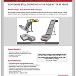 PRAB product brochure cover for model 1067 equipment