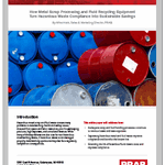 PRAB hazardous waste management solutions brochure cover
