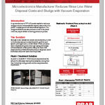 PRAB application review cover for microelectronics vacuum evaporation case study