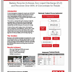 PRAB application review cover for battery recycling zero liquid discharge