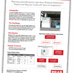 PRAB application review cover for research lab water reduction case study