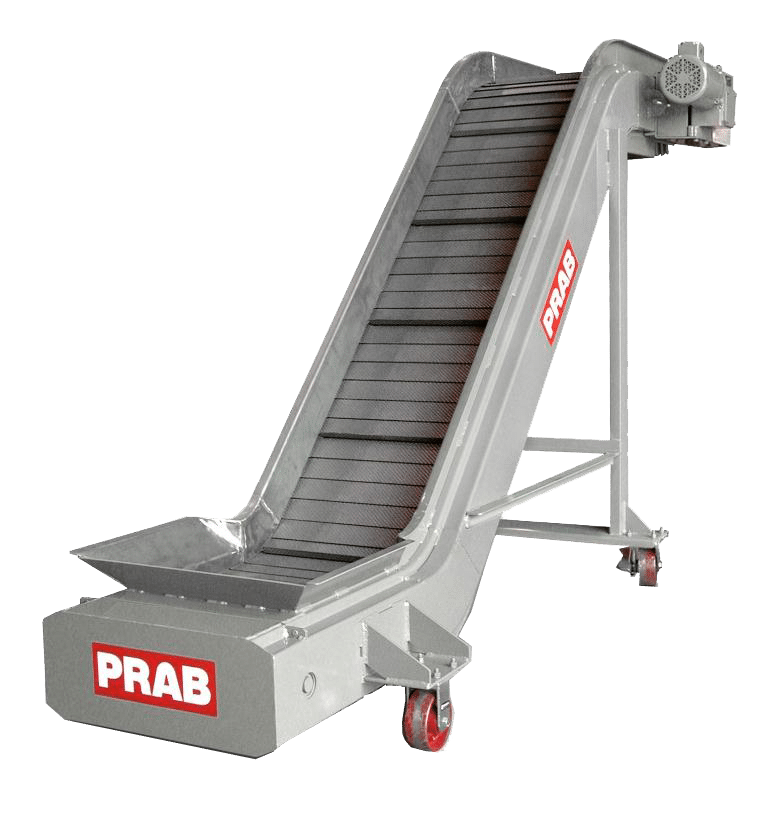 PRAB Steel belt conveyor | Real-World Brownfield Integration in Metalworking 