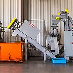 metal chip processing equipment | Centrifuge | Metal Briquetter | PRAB