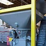 PRAB vertical axis crusher for metal chip size reduction and processing